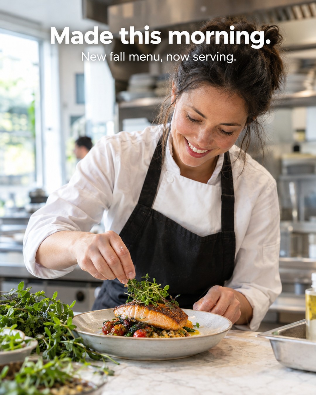 Example post for a restaurant